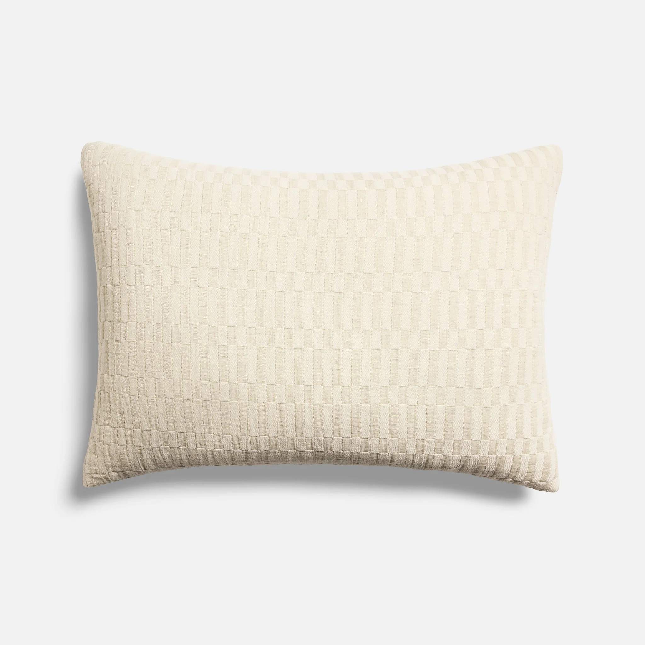 Woven Checkerboard Sham Set