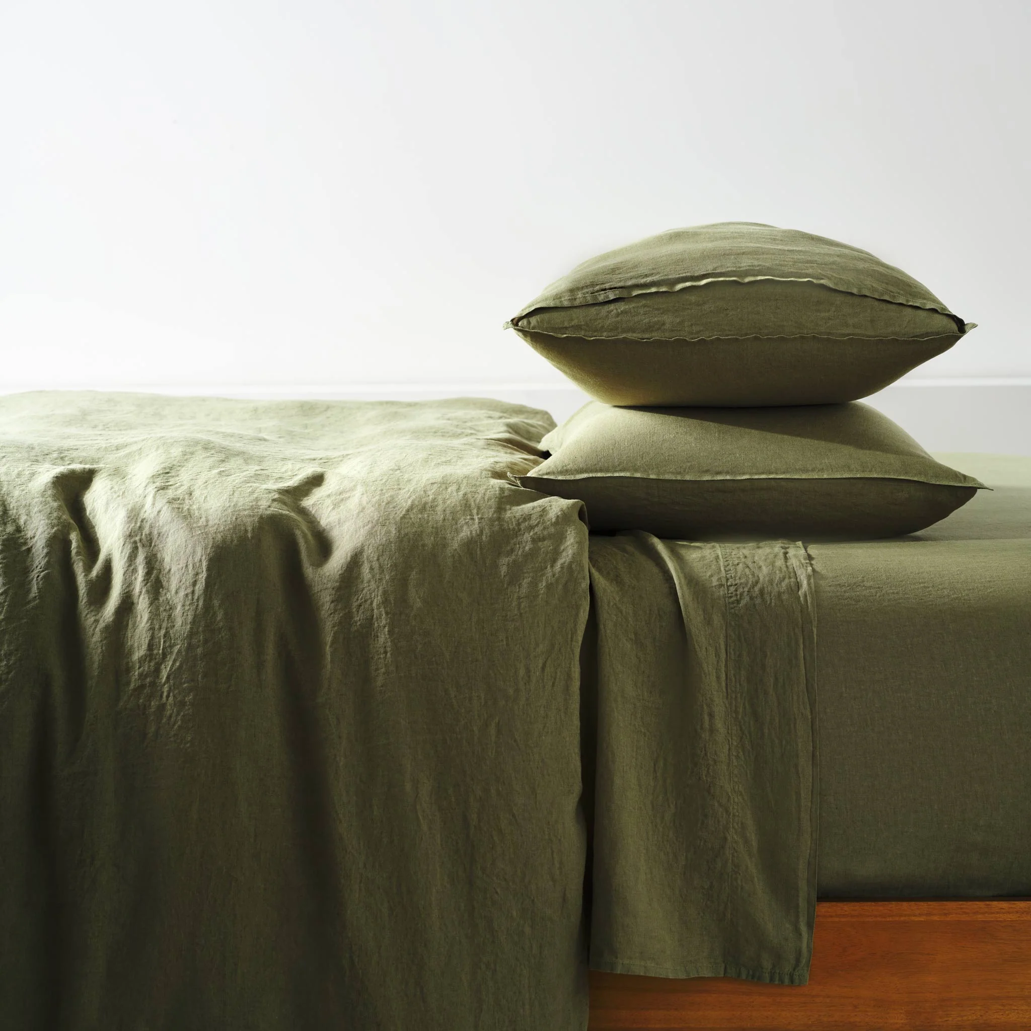 Washed European Linen Duvet Set Bundle - Image 18
