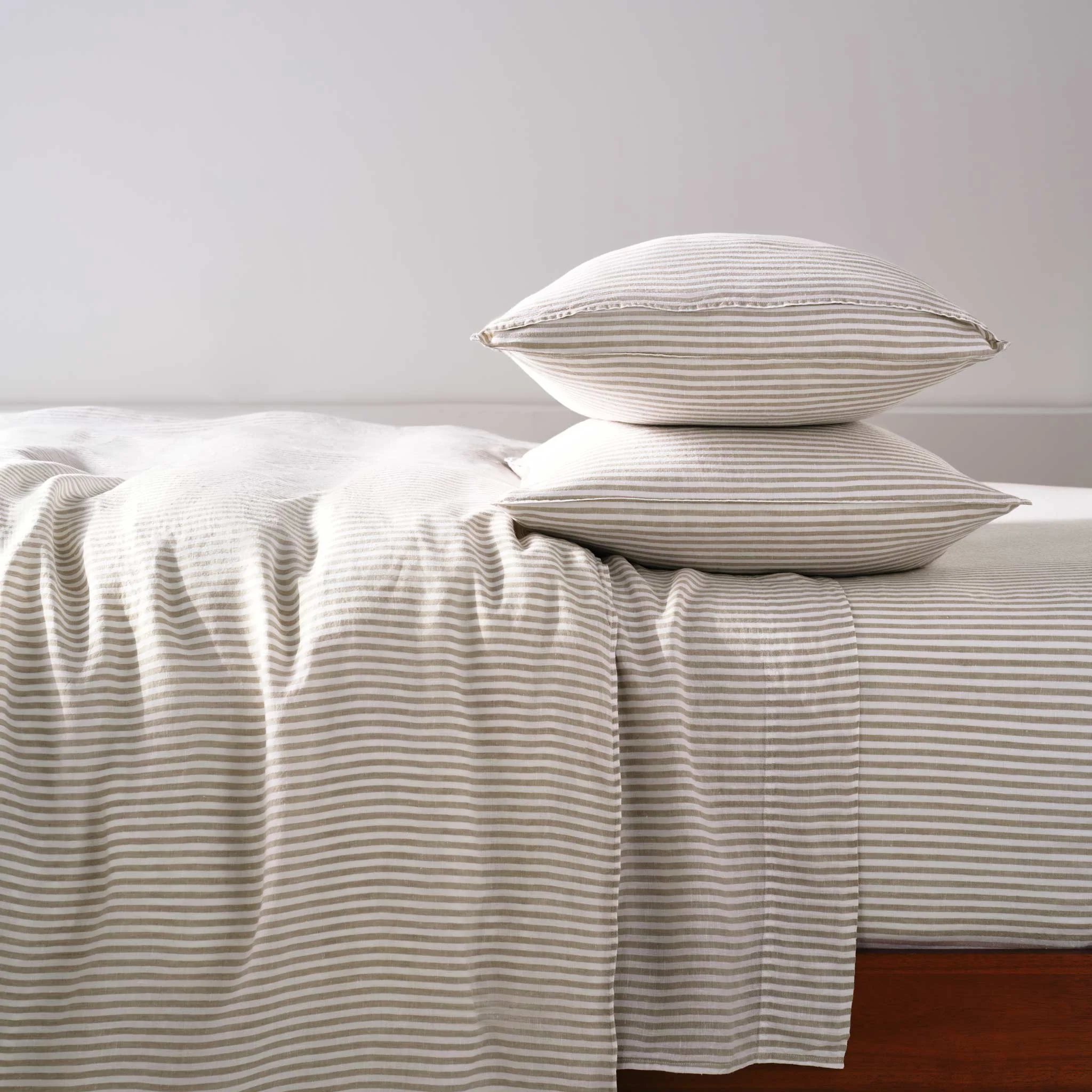 Washed European Linen Core Sheet Set - Image 18