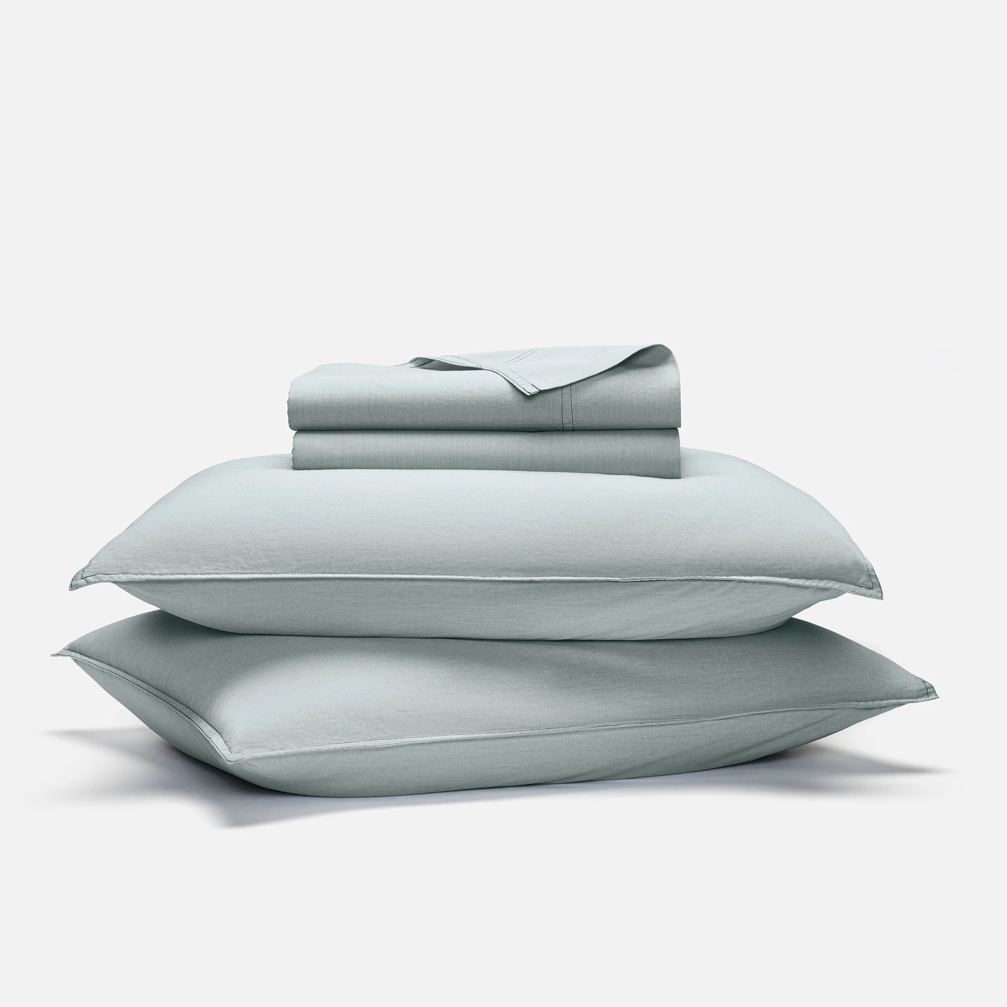 Set of 2 Washed Classic Percale Core Sheet Set Bundle - Image 16